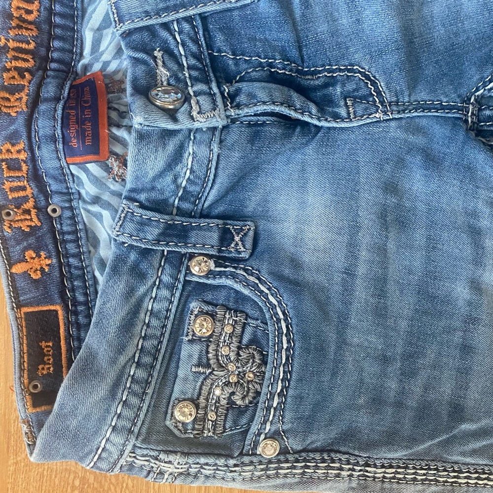 Rock revival jeans. These jeans are the most flattering jeans I’ve ever owned.